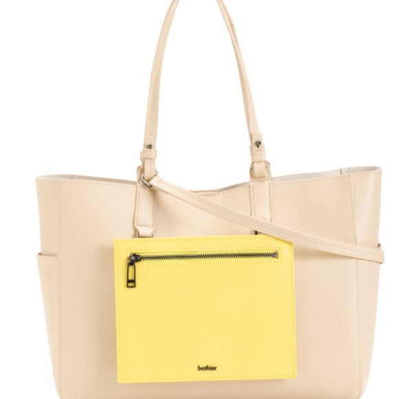 🎉SOLD✨ Botkier Fawn Leather Large Tote Bag - Picture 3 of 6